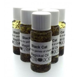 10ml Black Cat Herbal Spell Oil Lucky for Games of Chance